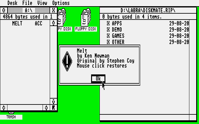 Melt atari screenshot
